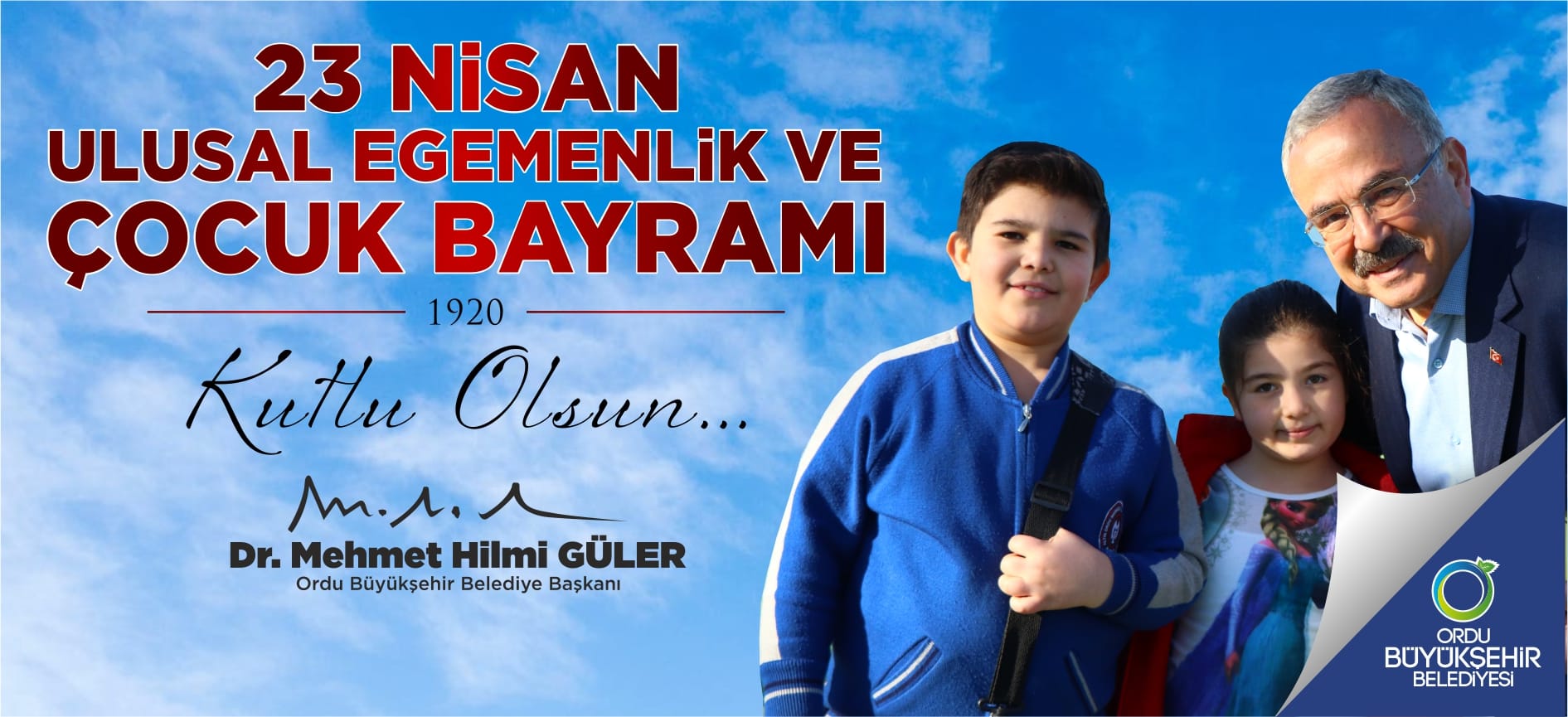 BAŞKAN GÜLER'DEN 23 NİSAN MESAJI