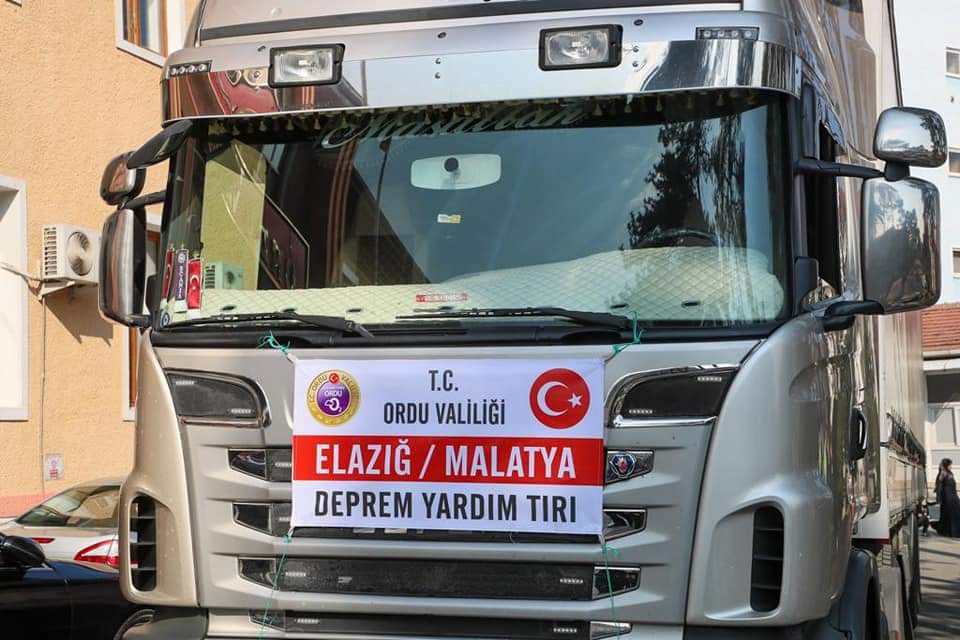 ORDU'DAN ELAZIĞ'A YARDIM