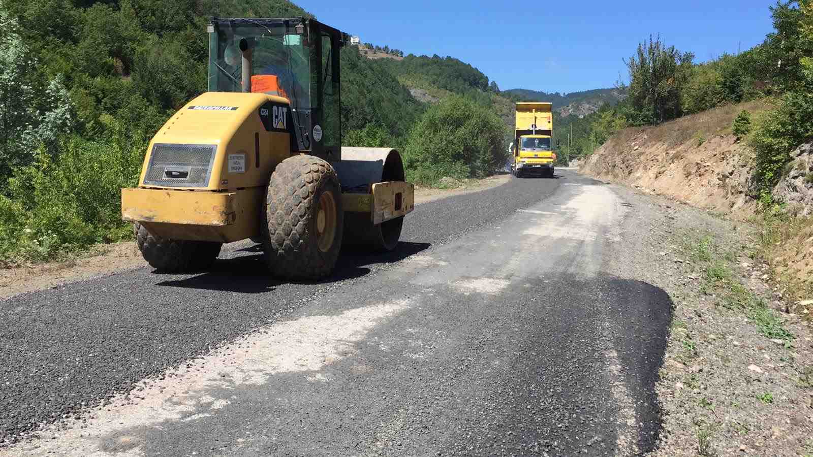 İLÇENİN YARISI BU YOLU KULLANIYOR