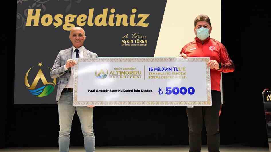 SPOR CAMİASINDAN BAŞKAN TÖREN'E TEŞEKKÜR