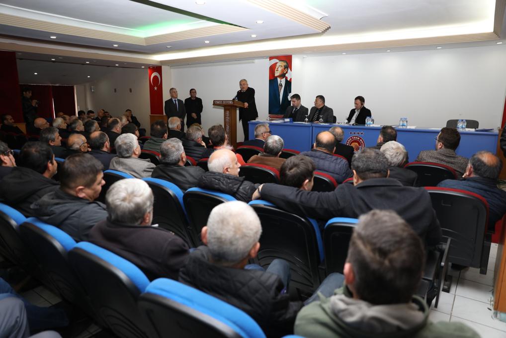 BAŞKAN GÜLER ŞOFÖRLERLE BULUŞTU