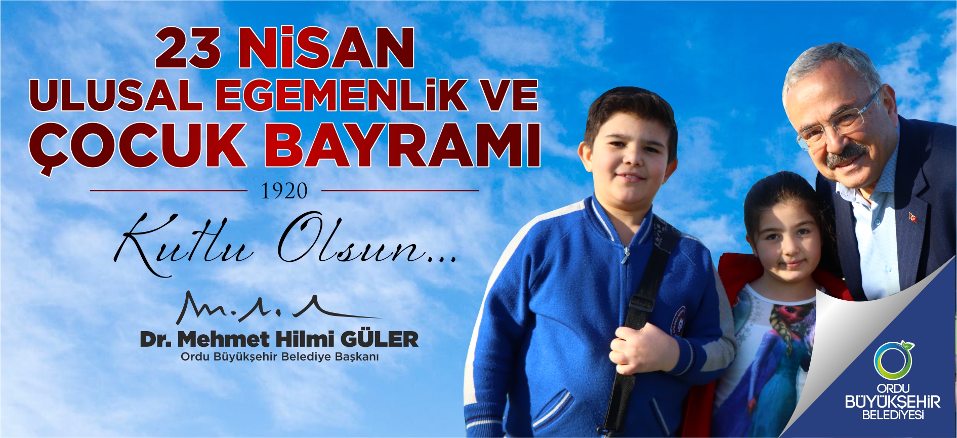 23 NİSAN EGEMENLİĞİMİZİN VE İSTİKLALİMİZİN SİMGESİDİR